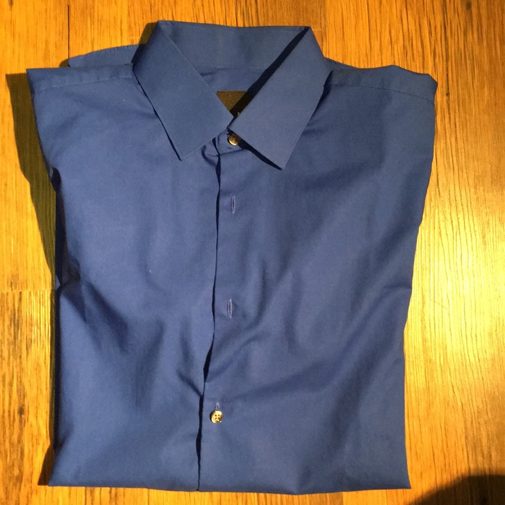 Vibrant Blue Dress Shirt. Simple but pretty cooool